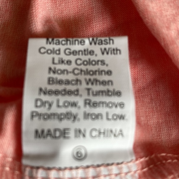 NWT. Peach 2 Piece Pajamas - Picture 10 of 12